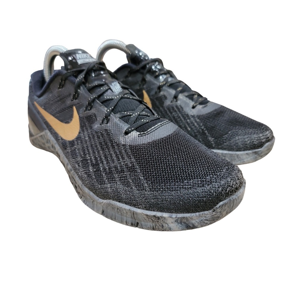 Nike Metcon 3 Amp Women's Sz 8.5 Knit‎ Black Crossfit Athletic Shoes 849808-003
